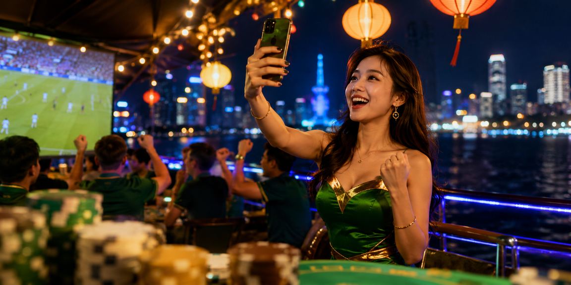 Người dùng xem kèo bóng đá tại chợ đêm Đà Nẵng